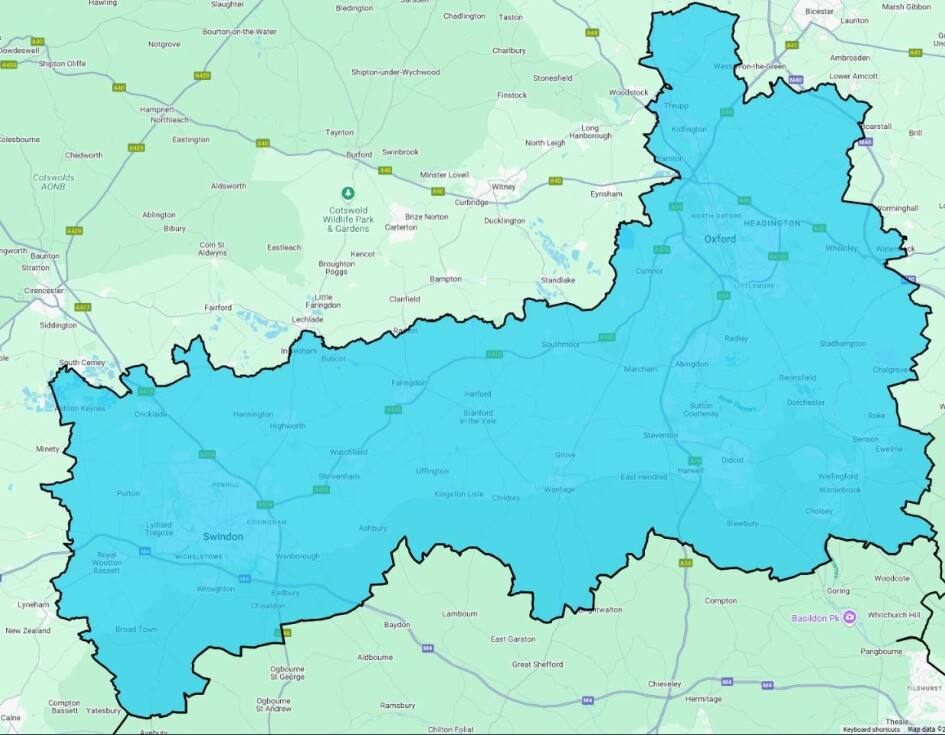 Oxford & Swindon Vacant Territory