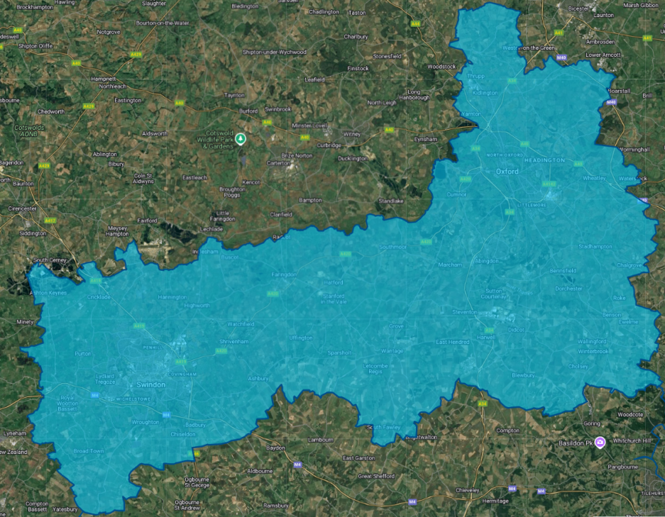 Oxford & Swindon Vacant Territory Oxford & Swindon Vacant Territory