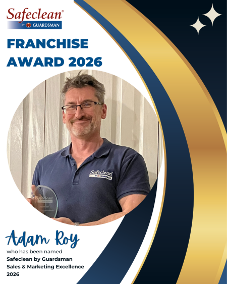Safeclean Sales & Marketing Excellence 2026 - Adam Roy