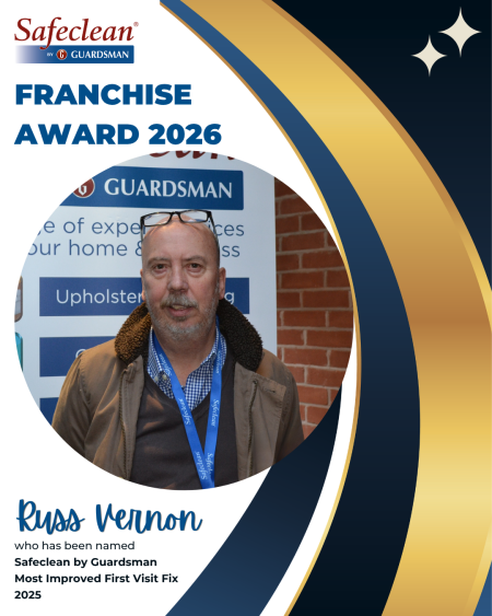 Safeclean by Guardsman Most Improved 2-10-2 2025 - Russ Vernon
