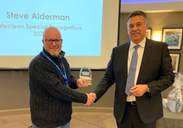 Safeclean Special Recognition Award Safeclean Special Recognition Award