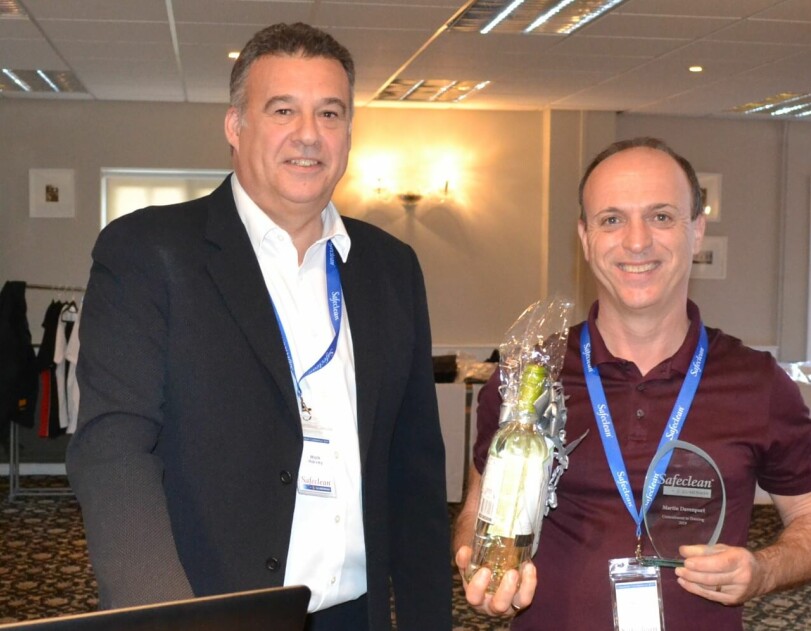 Safeclean award for Commitment to Training 2019 Safeclean award for Commitment to Training 2019